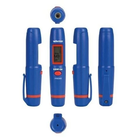 VELLEMAN THERMOMETRE IR DE POCHE (-50o C A 260o C) DEM104 RI3666 5 VELLEMAN THERMOMETRE IR DE POCHE (-50o C A 260o C) DEM104 RI3666 – Image 3