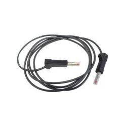 VELLEMAN CORDON SILICONE AVEC FICHES BANANES / NOIR 100cm TLM28B RI3653