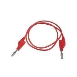 VELLEMAN CORDONS DE MESURE (FICHE BANANE 4mm) / ROUGE TLM8R RI3649