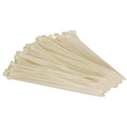 COLLIERS DE SERRAGE EN NYLON - 4.8 X 200 MM - BLANC (100 PCS) VELLEMAN ECTW200
