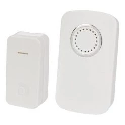 SONNETTE SANS FIL ENFICHABLE AVEC 1 BOUTON À ÉNERGIE CINÉTIQUE VELLEMAN EDKP1