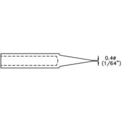 PANNE DE FER À SOUDER - CONIQUE - Ø 0.4 MM (1/64'') VELLEMAN BITC203