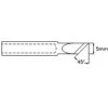 PANNE DE FER À SOUDER CMS - POINTE LAME 45° - 5 MM VELLEMAN BITC230 -VELLEMAN Soldes Boutique 14728366 1
