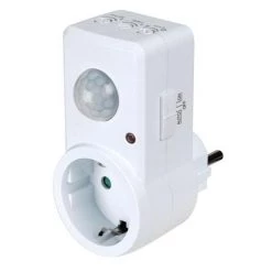 PRISE INTERMÉDIAIRE AVEC DÉTECTEUR DE MOUVEMENTS - TERRE ALLEMANDE VELLEMAN E304-GN