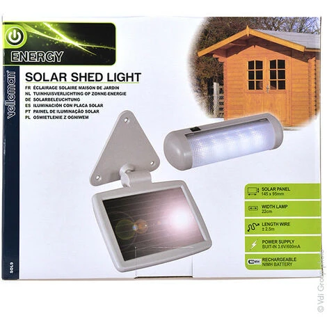 Velleman - Eclairage Solaire Pour Maison De Jardin 6 Velleman - Eclairage Solaire Pour Maison De Jardin – Image 4