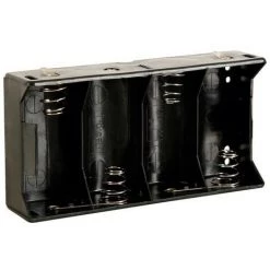 VELLEMAN COUPLEURS DE 4 PILES D (LR20). AVEC COSSES A SOUDER BH143D RI681