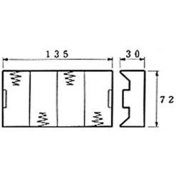 VELLEMAN COUPLEURS DE 4 PILES D (LR20). AVEC COSSES A SOUDER BH143D RI681 -VELLEMAN Soldes Boutique 1519343 3