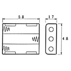 VELLEMAN COUPLEUR DE 3 PILES AA (LR6). A FILS BH331A RI662 -VELLEMAN Soldes Boutique 1519350 3