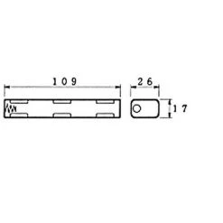 VELLEMAN COUPLEUR DE 4 PILES AA (LR6). AVEC CONTACTS A PRESSION BH342B RI668 -VELLEMAN Soldes Boutique 1519355 3