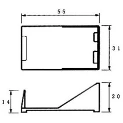 VELLEMAN COUPLEUR DE 1 PILE 9V. AVEC FILS BH9V RI685 -VELLEMAN Soldes Boutique 1519365 2