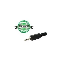 VELLEMAN JACK MALE 2.5mm MONO - PLASTIQUE NOIR CA001 RI835