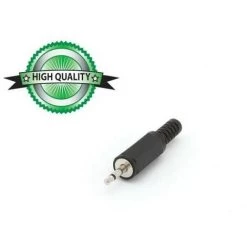 VELLEMAN JACK MALE 2.5mm MONO - PLASTIQUE NOIR CA001H RI837