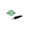 VELLEMAN JACK MALE 2.5mm STEREO - PLASTIQUE NOIR CA002 RI836
