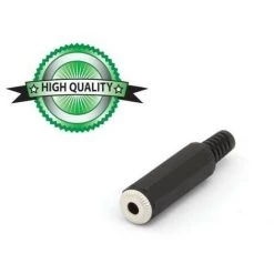 VELLEMAN JACK FEMELLE 3.5mm MONO PLASTIQUE NOIR CA009H RI857