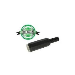 VELLEMAN JACK FEMELLE 3.5mm STEREO PLASTIQUE NOIR CA010 RI856