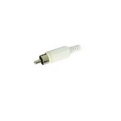 VELLEMAN FICHE RCA MALE - BLANC CA047W RI777