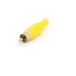 VELLEMAN FICHE RCA MALE - JAUNE CA047Y RI778