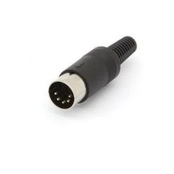 VELLEMAN FICHE DIN MALE NOIRE 5 BROCHES CA082 RI913