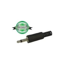 VELLEMAN JACK MALE 3.5mm MONO PLASTIQUE NOIR CA110 RI845