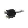 VELLEMAN DOUBLE RCA FEMELLE VERS JACK MALE 6.35mm STEREO CAA35 RI1014 -VELLEMAN Soldes Boutique 1519559 1