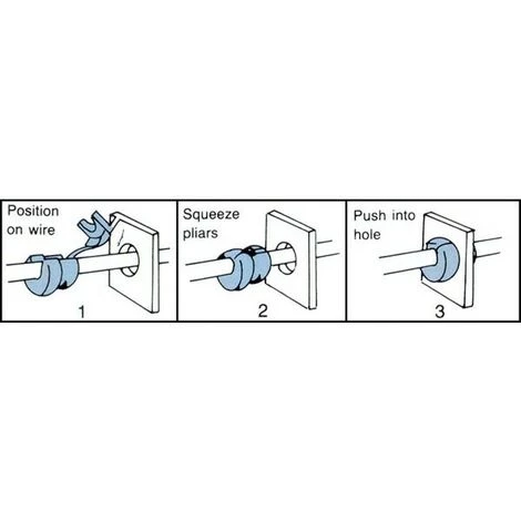 VELLEMAN SERRE-CABLE POUR CABLES PLATS 3 X 7.1mm CB33 RI2214 4 VELLEMAN SERRE-CABLE POUR CABLES PLATS 3 X 7.1mm CB33 RI2214 – Image 2