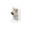VELLEMAN FICHE COAX MALE COUDEE 9.5mm/2.3mm - BLANC CV001 RI1021 -VELLEMAN Soldes Boutique 1520182 1