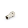 VELLEMAN FICHE COAX FEMELLE TV 9.5mm/2.3mm METALLIQUE CV006 RI1030 -VELLEMAN Soldes Boutique 1520192 1
