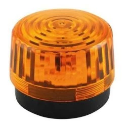 VELLEMAN FLASH STROBOSCOPIQUE A LED - AMBRE - 12 VCC - ø 100 Mm HAA100AN RI2293
