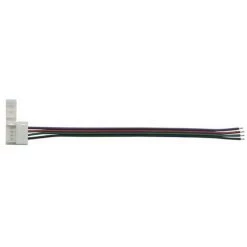 VELLEMAN CABLE WITH 1 PUSH CONNECTOR FOR FLEXIBLE LED STRIP - 10 Mm RGB COLOUR LCON31 RI6667