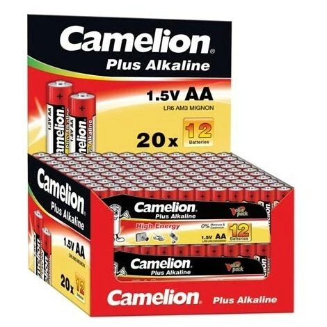 VELLEMAN PRESENTOIR (20x12pcs) AVEC PILES ALCALINES AA/LR6 1.5V-2800mAh LR6C/D RI424 3 VELLEMAN PRESENTOIR (20x12pcs) AVEC PILES ALCALINES AA/LR6 1.5V-2800mAh LR6C/D RI424