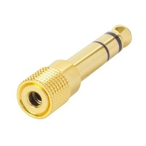 VELLEMAN FEMELLE 3.5 Mm JACK A MALE 6.35 Mm JACK - STEREO - PLAQUE OR PCN014 RI940 3 VELLEMAN FEMELLE 3.5 Mm JACK A MALE 6.35 Mm JACK - STEREO - PLAQUE OR PCN014 RI940