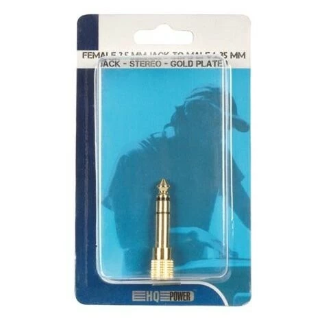 VELLEMAN FEMELLE 3.5 Mm JACK A MALE 6.35 Mm JACK - STEREO - PLAQUE OR PCN014 RI940 4 VELLEMAN FEMELLE 3.5 Mm JACK A MALE 6.35 Mm JACK - STEREO - PLAQUE OR PCN014 RI940 – Image 2