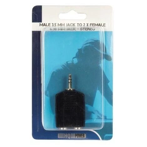 VELLEMAN MALE 3.5 Mm JACK A 2 X FEMELLE 6.35 Mm JACK - STEREO PCN019 RI945 4 VELLEMAN MALE 3.5 Mm JACK A 2 X FEMELLE 6.35 Mm JACK - STEREO PCN019 RI945 – Image 2