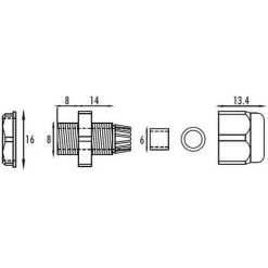 VELLEMAN CAPTEUR PHOTOELECTRIQUE POLARISE AVEC REFLECTEUR. RETRO-REFLEXION PEM10D2 RI2311 -VELLEMAN Soldes Boutique 1522850 3