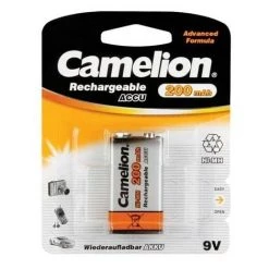 VELLEMAN Ni-MH E-BLOCK 9V-200mAh (1pc/bl) V7/8HC RI593