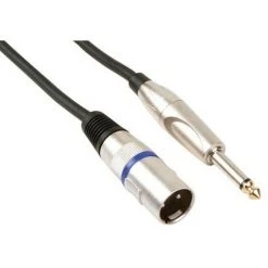 VELLEMAN CABLE PROFESSIONNEL XLR. XLR MALE VERS JACK MONO 6.35mm (6m) PAC116 RI1743