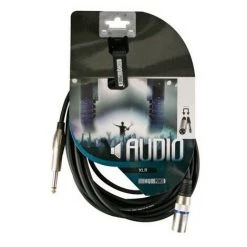 VELLEMAN CABLE PROFESSIONNEL XLR. XLR MALE VERS JACK MONO 6.35mm (3m) PAC116-2 RI1745 -VELLEMAN Soldes Boutique 1575710 2