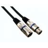 VELLEMAN CABLE PROFESSIONNEL XLR. XLR MALE VERS XLR FEMELLE (10m NOIR) PAC123 RI1739 -VELLEMAN Soldes Boutique 1575715 1