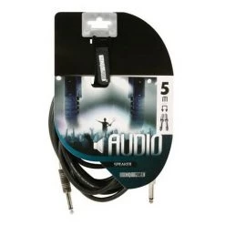 VELLEMAN CABLE HAUT-PARLEUR PROFESSIONNEL 6.35mm MONO VERS 6.35mm MONO BLEU (5m) PAC136 RI1711 -VELLEMAN Soldes Boutique 1575720 2