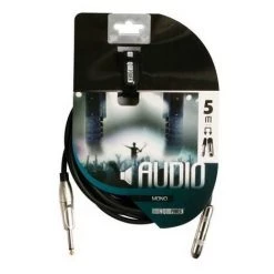 VELLEMAN CALE PROFESSIONNEL AUDIO. FICHE MONO 6.35mm VERS JACK MONO 6.35mm (5m) PAC151 RI1750 -VELLEMAN Soldes Boutique 1575724 2