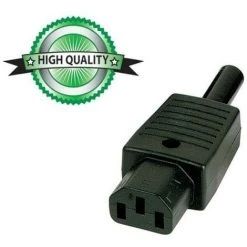 VELLEMAN FICHE FEMELLE DROITE - POUR CORDON - 10A ACF1H RI4932