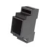 BOÎTIER SUR RAIL DIN AVEC FENTES DE VENTILATION - 2 MODULES VELLEMAN DRMU2