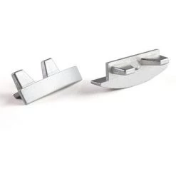 ALUMINIUM END CAP FOR RSLW8 LED PROFILE WITHOUT CABLE HOLE - SILVER VELLEMAN EC-RSLW8-H3