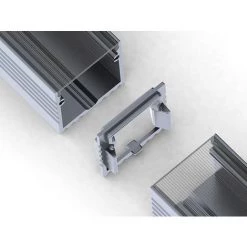 CONNECTEUR LINÉAIRE POUR PROFILÉ EN ALUMINIUM POUR RUBAN LED (PLA) - ARGENT VELLEMAN LC-PLA