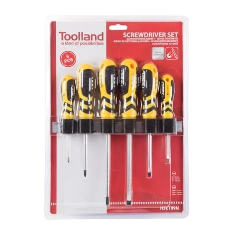 JEU DE TOURNEVIS - 6 PCS VELLEMAN HSET09N 3 JEU DE TOURNEVIS - 6 PCS VELLEMAN HSET09N