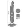 HOUSSE D'EXTÉRIEUR POUR PARASOL MAX. 4 M VELLEMAN OCP04 -VELLEMAN Soldes Boutique 17351100 1