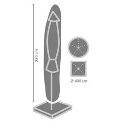 HOUSSE D'EXTÉRIEUR POUR PARASOL MAX. 4 M VELLEMAN OCP04
