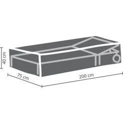 HOUSSE D'EXTÉRIEUR POUR CHAISE LONGUE VELLEMAN OCSL
