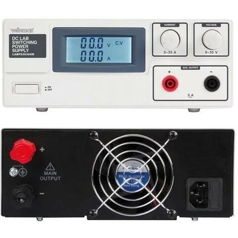 VELLEMAN ALIMENTATION A DECOUPAGE DC LAB 0-30 VCC / 0-30 A MAX AVEC ECRAN LCD LABPS3030SM RI4751 4 VELLEMAN ALIMENTATION A DECOUPAGE DC LAB 0-30 VCC / 0-30 A MAX AVEC ECRAN LCD LABPS3030SM RI4751 – Image 2