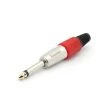 VELLEMAN JACK MALE PROFESSIONNEL 6.35mm MONO ROUGE CA027R RI877 -VELLEMAN Soldes Boutique 2765154 1